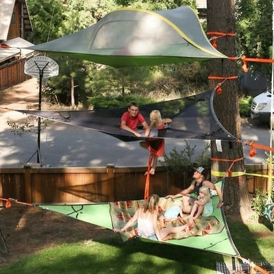 MULTI-PERSON HAMMOCK- PATENTED 3 POINT DESIGN🔥(Free Worldwide Freight)