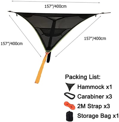 MULTI-PERSON HAMMOCK- PATENTED 3 POINT DESIGN🔥(Free Worldwide Freight)