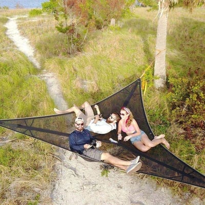 MULTI-PERSON HAMMOCK- PATENTED 3 POINT DESIGN🔥(Free Worldwide Freight)