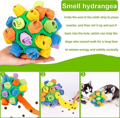 Snuffle Ball Interactive Treat Game