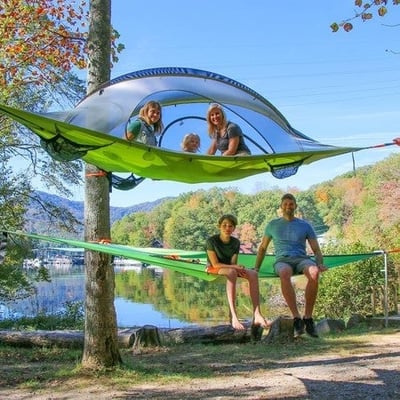 MULTI-PERSON HAMMOCK- PATENTED 3 POINT DESIGN🔥(Free Worldwide Freight)
